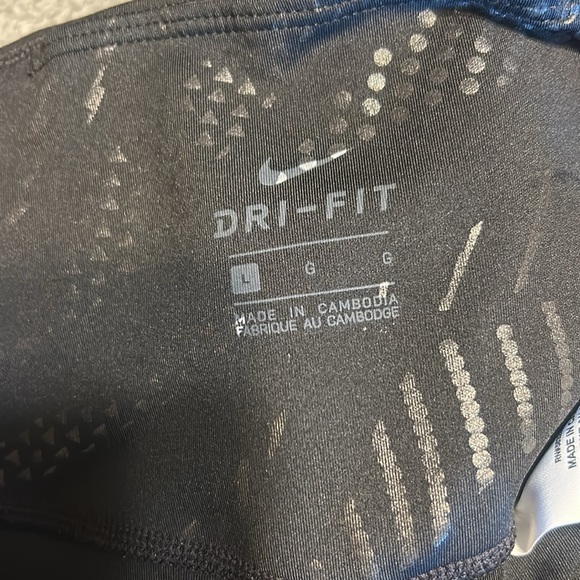 Nike Women’s Power Full Length Printed Tights Black Size Large - Picture 5 of 6